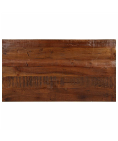 Blat de masă, 120x70x2,5cm, dreptunghiular, lemn reciclat - WOODBB1096
