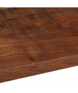 Blat de masă, 120x70x2,5cm, dreptunghiular, lemn reciclat - WOODBB1096