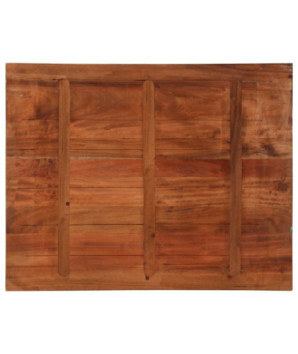 Blat de masă, 100x80x3,8cm, dreptunghiular, lemn reciclat - WOODBB1103