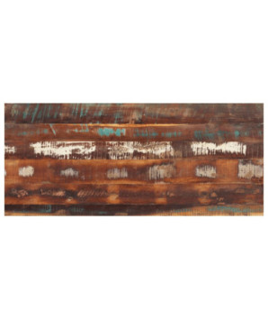 Blat masă rustic din lemn masiv reciclat, dreptunghiulară, 140 x 60 cm