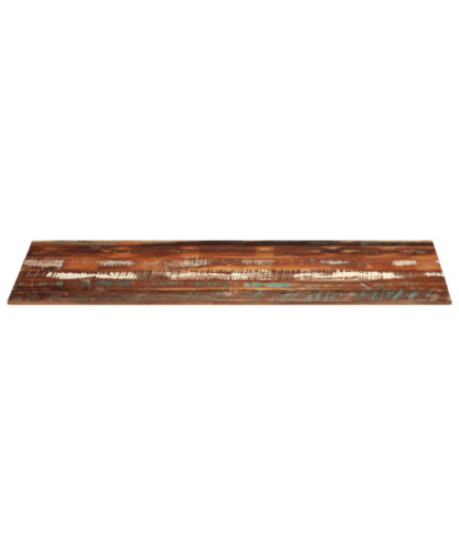 Blat masă rustic din lemn masiv reciclat, dreptunghiulară, 140 x 60 cm