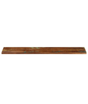 Blat masă rustic din lemn masiv reciclat, dreptunghiulară, 140x30x2,5 cm, handmade