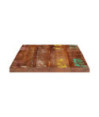 Blat masă rustic din lemn masiv reciclat, dreptunghiulară, 60x50x3,8 cm, handmade Blat masă rustic din lemn masiv reciclat, dreptunghiulară, 60x50x3,8 cm, handmade
