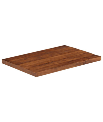 Blat de masă, 80x70x2,5 cm, dreptunghiular, lemn reciclat - WOODBB1123