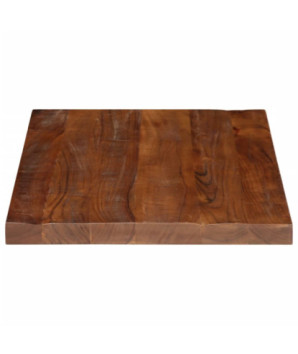 Blat de masă, 80x70x2,5 cm, dreptunghiular, lemn reciclat - WOODBB1123