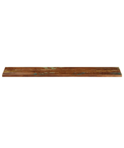Blat masă rustic din lemn masiv reciclat, dreptunghiulară, 140x40x2,5 cm, handmade