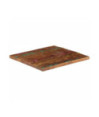 Blat masă rustic din lemn masiv reciclat, pătrată, 70x70x1,5 cm, handmade Blat masă rustic din lemn masiv reciclat, pătrată, 70x70x1,5 cm, handmade