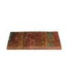 Blat masă rustic din lemn masiv reciclat, pătrată, 70x70x1,5 cm, handmade Blat masă rustic din lemn masiv reciclat, pătrată, 70x70x1,5 cm, handmade