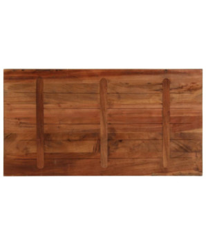 Blat de masă, 110x60x2,5cm, dreptunghiular, lemn reciclat - WOODBB1142