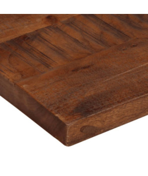 Blat de masă, 110x60x2,5cm, dreptunghiular, lemn reciclat - WOODBB1142