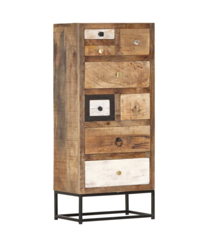 Dulap cu sertare, 45 x 30 x 105 cm, lemn reciclat - WOODBB1145