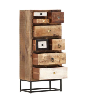 Dulap cu sertare, 45 x 30 x 105 cm, lemn reciclat - WOODBB1145