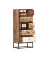 Dulap cu sertare, 45 x 30 x 105 cm, lemn reciclat - WOODBB1145 Dulap cu sertare, 45 x 30 x 105 cm, lemn reciclat - WOODBB1145