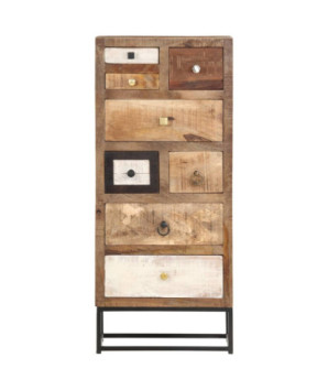 Dulap cu sertare, 45 x 30 x 105 cm, lemn reciclat - WOODBB1145