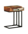 Masă laterală formă U, 45 x 30 x 61 cm, lemn reciclat - WOODBB132