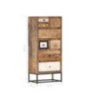 Dulap cu sertare, 45 x 30 x 105 cm, lemn reciclat - WOODBB1145 Dulap cu sertare, 45 x 30 x 105 cm, lemn reciclat - WOODBB1145