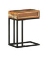 Masă laterală formă U, 45 x 30 x 61 cm, lemn reciclat - WOODBB132