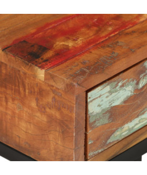 Masă laterală formă U, 45 x 30 x 61 cm, lemn reciclat - WOODBB132