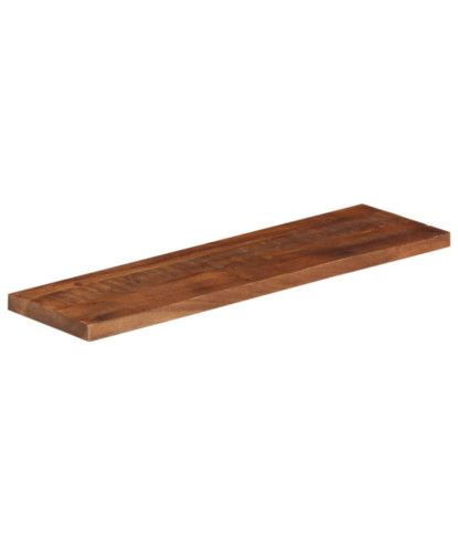Blat masă rustic din lemn masiv reciclat, dreptunghiulară, 120x30x2,5 cm