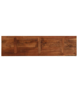 Blat masă rustic din lemn masiv reciclat, dreptunghiulară, 120x30x2,5 cm