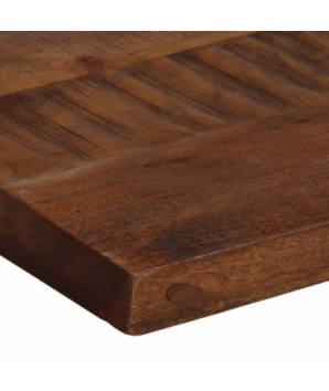 Blat masă rustic din lemn masiv reciclat, dreptunghiulară, 120x30x2,5 cm