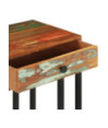 Masă laterală formă U, 45 x 30 x 61 cm, lemn reciclat - WOODBB132