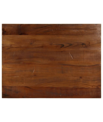 Blat de masă, 80x60x2,5 cm, dreptunghiular, lemn reciclat - WOODBB1155