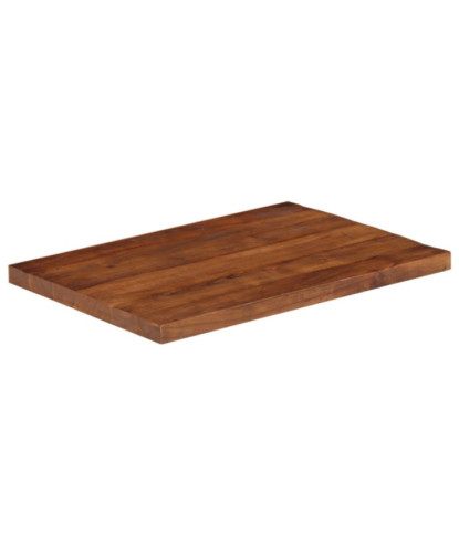 Blat de masă, 80x60x2,5 cm, dreptunghiular, lemn reciclat - WOODBB1155