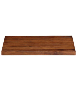 Blat de masă, 80x60x2,5 cm, dreptunghiular, lemn reciclat - WOODBB1155