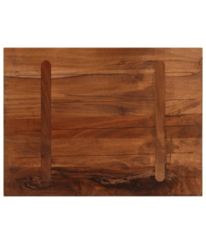Blat de masă, 80x60x2,5 cm, dreptunghiular, lemn reciclat - WOODBB1155