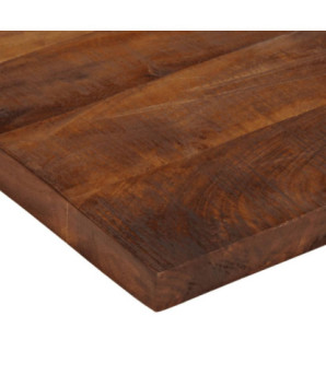 Blat de masă, 80x60x2,5 cm, dreptunghiular, lemn reciclat - WOODBB1155