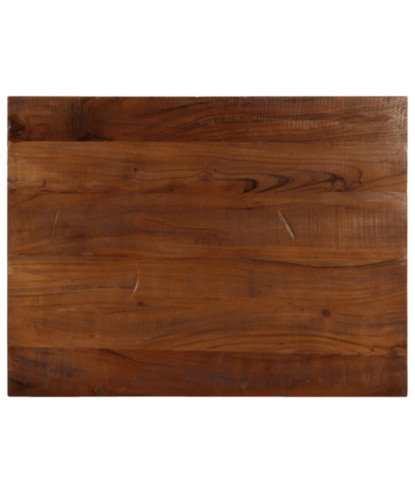 Blat de masă, 90x70x2,5 cm, dreptunghiular, lemn reciclat - WOODBB1156