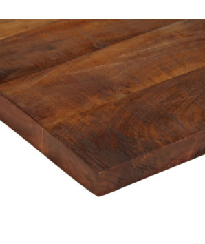 Blat de masă, 90x70x2,5 cm, dreptunghiular, lemn reciclat - WOODBB1156