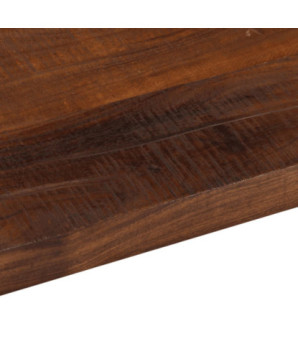 Blat de masă, 90x70x2,5 cm, dreptunghiular, lemn reciclat - WOODBB1156