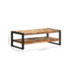 Măsuță cafea rustic, din lemn masiv reciclat, dreptunghiulară, 120x60x40 cm Măsuță cafea rustic, din lemn masiv reciclat, dreptunghiulară, 120x60x40 cm