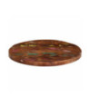 Blat masă rustic din lemn masiv reciclat, rotundă, 60 x 1,5 cm, handmade Blat masă rustic din lemn masiv reciclat, rotundă, 60 x 1,5 cm, handmade
