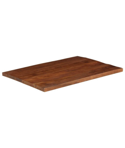 Blat de masă, 100x80x2,5cm, dreptunghiular, lemn reciclat - WOODBB1174