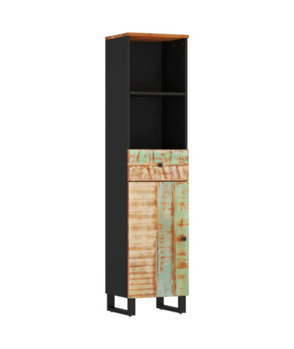 Dulap de baie, 38x33x160 cm, lemn reciclat - WOODBB135