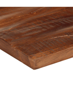 Blat de masă, 100x80x2,5cm, dreptunghiular, lemn reciclat - WOODBB1174