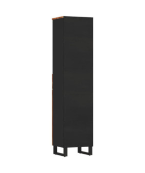 Dulap de baie, 38x33x160 cm, lemn reciclat - WOODBB135