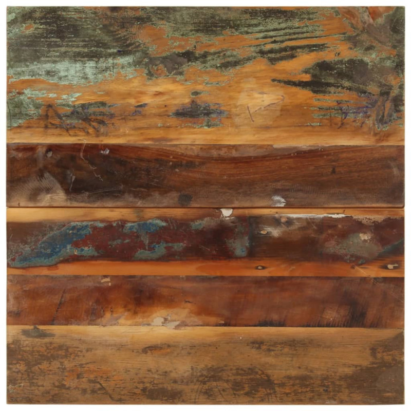 Blat masă rustic din lemn masiv reciclat, pătrată, 60 x 60 cm Blat masă rustic din lemn masiv reciclat, pătrată, 60 x 60 cm