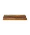 Blat masă rustic din lemn masiv reciclat, pătrată, 60 x 60 cm Blat masă rustic din lemn masiv reciclat, pătrată, 60 x 60 cm