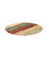 Blat masă rustic din lemn masiv reciclat, rotundă, 50 cm Blat masă rustic din lemn masiv reciclat, rotundă, 50 cm