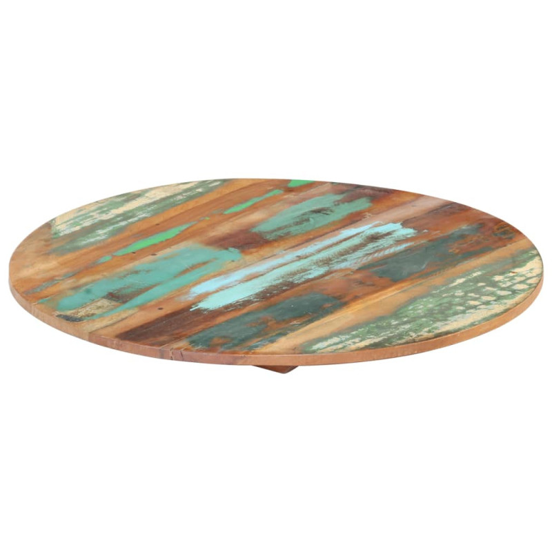Blat masă rustic din lemn masiv reciclat, rotundă, 40 cm Blat masă rustic din lemn masiv reciclat, rotundă, 40 cm