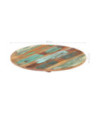 Blat masă rustic din lemn masiv reciclat, rotundă, 40 cm Blat masă rustic din lemn masiv reciclat, rotundă, 40 cm