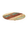 Blat masă rustic din lemn masiv reciclat, rotundă, 40 cm Blat masă rustic din lemn masiv reciclat, rotundă, 40 cm