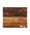 Blat masă rustic din lemn masiv reciclat, dreptunghiulară, 70 x 60 cm