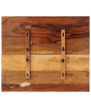 Blat masă rustic din lemn masiv reciclat, dreptunghiulară, 70 x 60 cm
