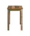 Masă de bucătărie pentru 4 persoane, aspect vintage, din lemn masiv reciclat, dreptunghiulară, 110x55x76 cm, handmade Masă de bucătărie pentru 4 persoane, aspect vintage, din lemn masiv reciclat, dreptunghiulară, 110x55x76 cm, handmade