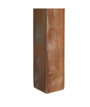 Masă de bucătărie pentru 4 persoane, aspect vintage, din lemn masiv reciclat, dreptunghiulară, 110x55x76 cm, handmade